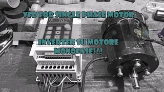 Inverter su Motore Monofase VFD on Single phase Motor [upl. by Ledua954]