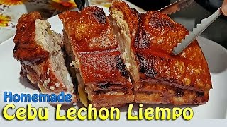 Homemade Cebu Lechon Crispy Roasted Pork Belly w Eng Subtitles  HungreeCatt Cooks [upl. by Borries]