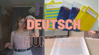 DEUTSCH MÜNDLICHES ABITUR Vorbereitung Ablauf Emily Rose [upl. by Annayek]