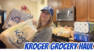 KROGER GROCERY HAUL [upl. by Aroz602]