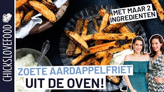 KROKANTE ZOETE AARDAPPELFRIET  CHICKSLOVEFOOD [upl. by Odawa170]