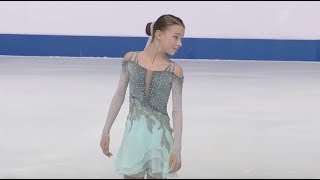 7286 А́нна Щербако́ва  Anna Shcherbakova  Junior Worlds 2019 Ladies SP 20190308 [upl. by Tomchay724]