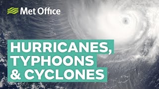 What is the difference between hurricanes typhoons and cyclones [upl. by Whitelaw]