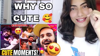 Reacting to ABHISHA cute moments😍 [upl. by Aleehs244]