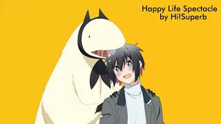 Jingaisan no Yome opening quotHappy Life Spectaclequot by HiSuperb full Lyrics [upl. by Ahsiet]