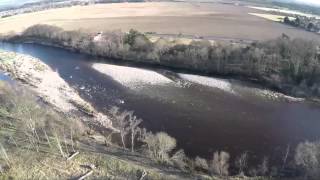 Forres Flood Scheme Drone Film [upl. by Prussian93]