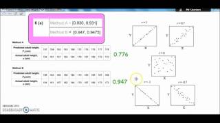 PMCC correlation coefficient AQA Level 3 Core Maths Mathematical Studies [upl. by Moon]