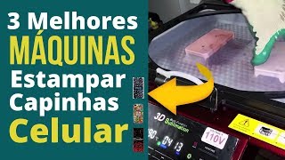 3 Máquina de estampar capinhas de celular Máquinas para personalizar capinhas [upl. by Anesor]