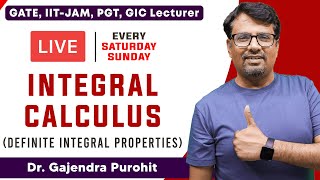 Definite Integral  Calculus  Definite Integral Properties For GATE IITJAM PGT  GIC [upl. by Nos]