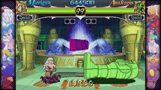 Night Warriors Darkstalkers Revenge Xbox One Arcade as Morrigan [upl. by Lavoie]