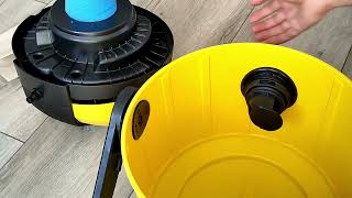 KARCHER SE 4002⚡ Jak przygotować odkurzacz piorący do pierwszego odkurzania How to set up Karcher [upl. by Yssim517]