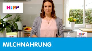 Milchnahrung Die richtige FläschchenZubereitung [upl. by Auhsoj]