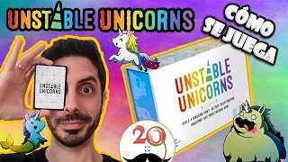 UNSTABLE UNICORNS 🦄 Cómo se juega [upl. by Haliak967]