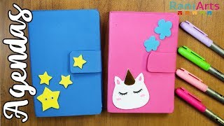 HAZ UNA AGENDA SUPER CUTE PARA ORGANIZARTE  DIY  FÁCIL [upl. by Atinal]