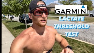 GARMIN LACTATE THRESHOLD TEST [upl. by Adnoel]