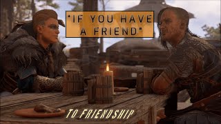 If You Have A Friend  LYRICS   Assassins Creed Valhalla  Til Vinskapar English Version [upl. by Marthena94]