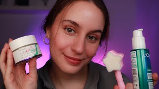 ASMR 🌸 Tratamiento Facial cremas mascarillas masajes [upl. by Tod868]