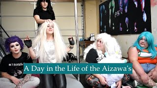 A Day in the Life of the Aizawas Erasermic BNHA COSPLAY [upl. by Brockie483]