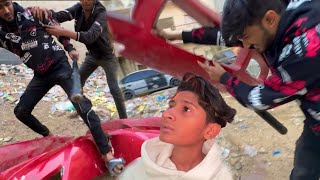 24 Pranks on Vampire in 24 Hour😱 Destroyed his Car😡 [upl. by Devy]