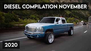 Diesel Compilation November 2020  Cummins Duramax Powerstroke Rollin Coal [upl. by Demmahum554]