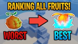 GPO  All Fruits Ranked From Worst To Best [upl. by Alby26]