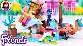 Lego Friends Dolphin Rescue Mission Build theres a baby dolphin 😱 [upl. by Leeban]