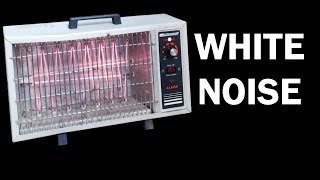 Old Space Heater White Noise ASMR 10 hours relaxing video sleep aide sound effect [upl. by Eriam]