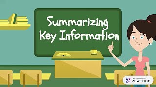 Summarizing Key Information [upl. by Animaj]