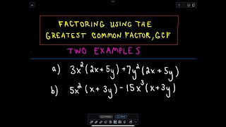 🔍 Learn to Factor Using the Greatest Common Factor GCF 🔍 [upl. by Marquet]