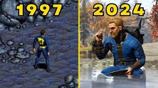 Evolution of Fallout Games 19972024 [upl. by Marvel]