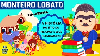 DIA DO LIVRO MONTEIRO LOBATO E O SÍTIO DO PICAPAU AMARELO  EDUCAÇÃO VIDEO AULA ONLINE [upl. by Kissee]