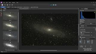 M31 postprocessing TIFF file form the Vespera [upl. by Anitrak]