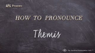 How to Pronounce Themis Real Life Examples [upl. by Orlosky]