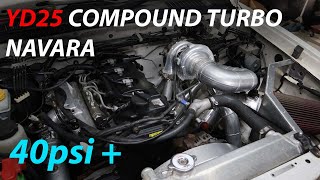 YD25 Navara Compound Turbo Upgrade [upl. by Ardnoel]