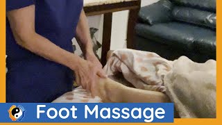 How to do a Foot Massage  Massage Therapeutics [upl. by Nosnorb892]