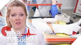 Kompletter Unterschenkelbruch Wie hat sich Emma 16 wirklich verletzt  Klinik am Südring  SAT1 [upl. by Filberte]