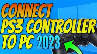 How To Connect PS3 Controller To PC  PS3 Controller On PC [upl. by Rachele]