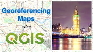 How to Georeference a Map PDFJPEG in QGIS [upl. by Grissom]