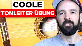 Gitarren Übung  GDur Tonleiter  für Anfänger amp Fortgeschrittene [upl. by Aciretal850]