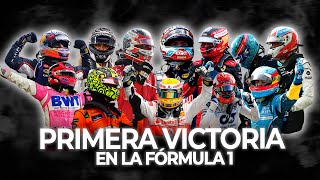 La PRIMERA VICTORIA de CADA PILOTO en la F1 PARRILLA 2024 [upl. by Aicitel868]