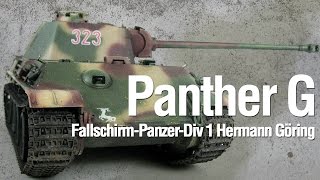 Panther Ausf G Hermann Göring Division  Painting and Weathering [upl. by Messere]