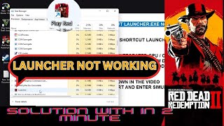 Red Dead Redemption 2 FitGirl Repacks launcher EXE SHORTCUT NOT WORKING NOT RESPONDING SOLUTION [upl. by Inram]