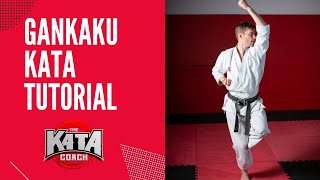 Learn Gankaku  Shotokan Karate Kata  Tutorial [upl. by Icram]