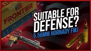 Suitable For Defense Hornady Frontier 62gr FMJ Gel Test [upl. by Vivienne]