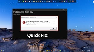 How to Fix quotresampledmodll is Missingquot Error  Windows 1110 [upl. by Nahtnanhoj]