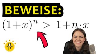 Bernoulli UNGLEICHUNG Beweis – Vollständige Induktion [upl. by Yr]