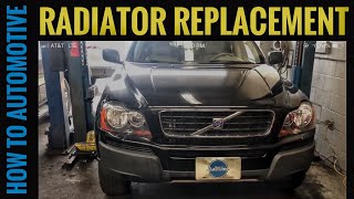 Replacing The Radiator On A 20022014 Volvo XC90 With 25l Turbo Engine [upl. by Libre]