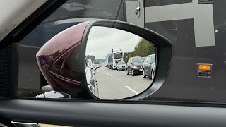 Korytarz życia na autostradzie w Niemczech [upl. by Elnukeda]