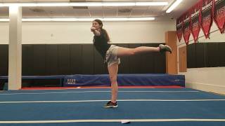 Cheer Flyer Stretches and Body Positions [upl. by Caro]