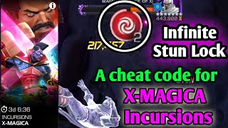 Infinite Stun Lock \ A cheat code for XMagica Incursions MCOC [upl. by Tsyhtema13]